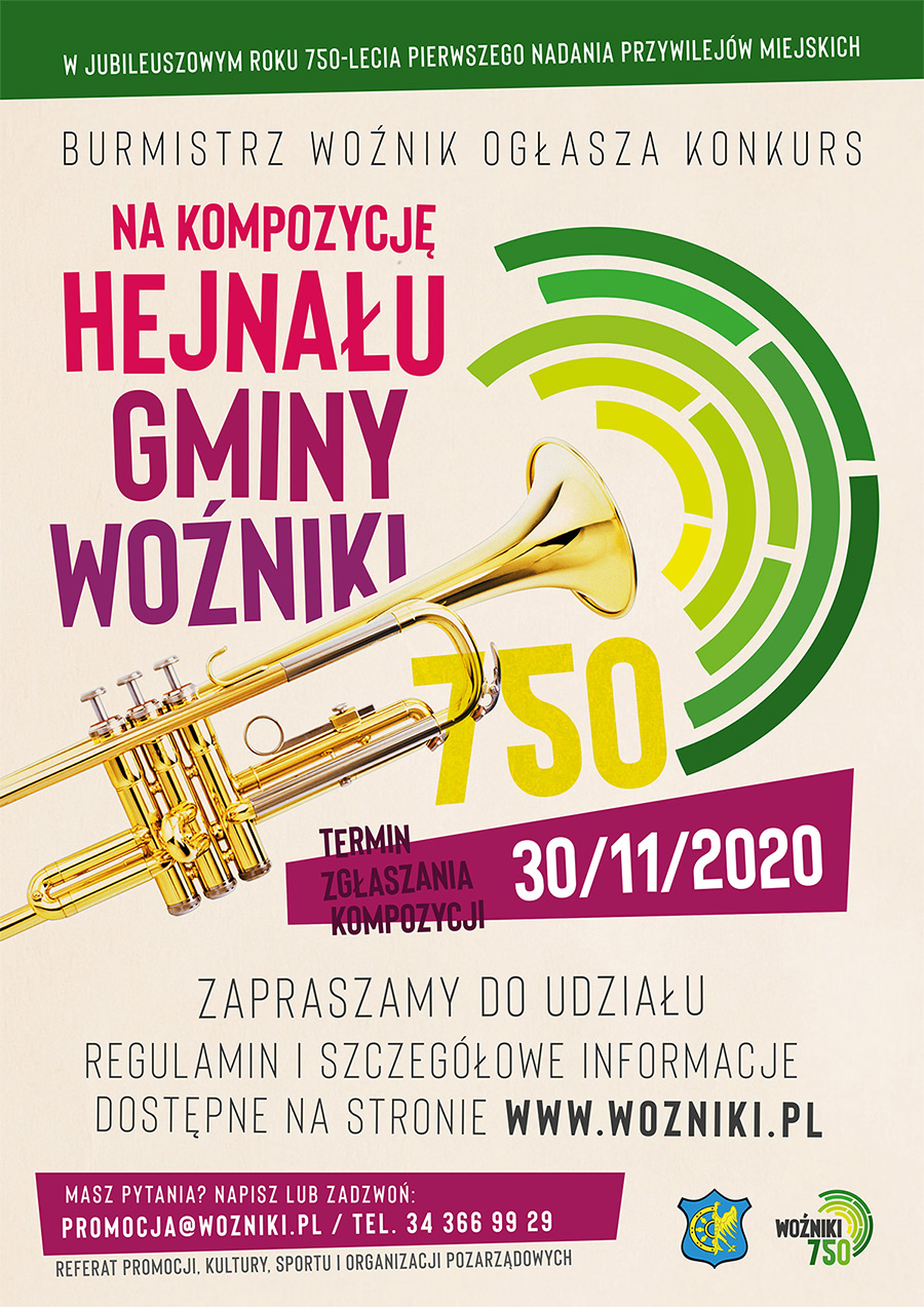 Konkurs na kompozycję Hejnału Gminy Woźniki