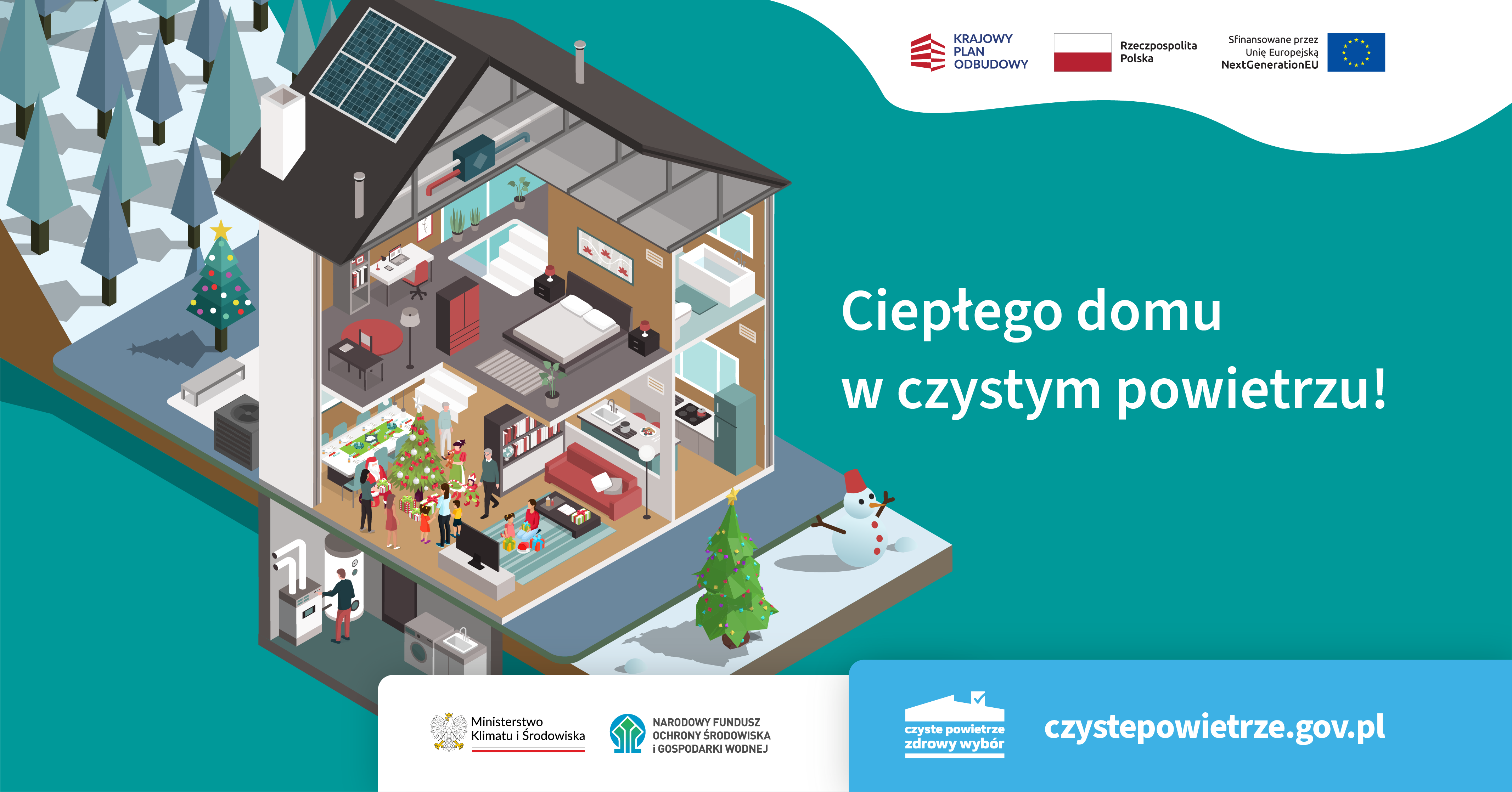 Czyste Powietrze - życzenia świąteczne