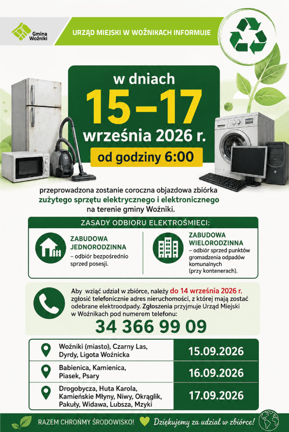 informacja o&nbsp;zbi&oacute;rce elektroodpad&oacute;w
