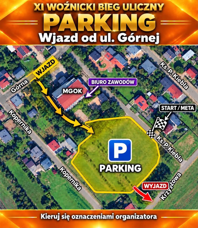 Plan miejsc parkingowych
