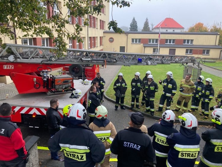 pokaz drabiny mechanicznej