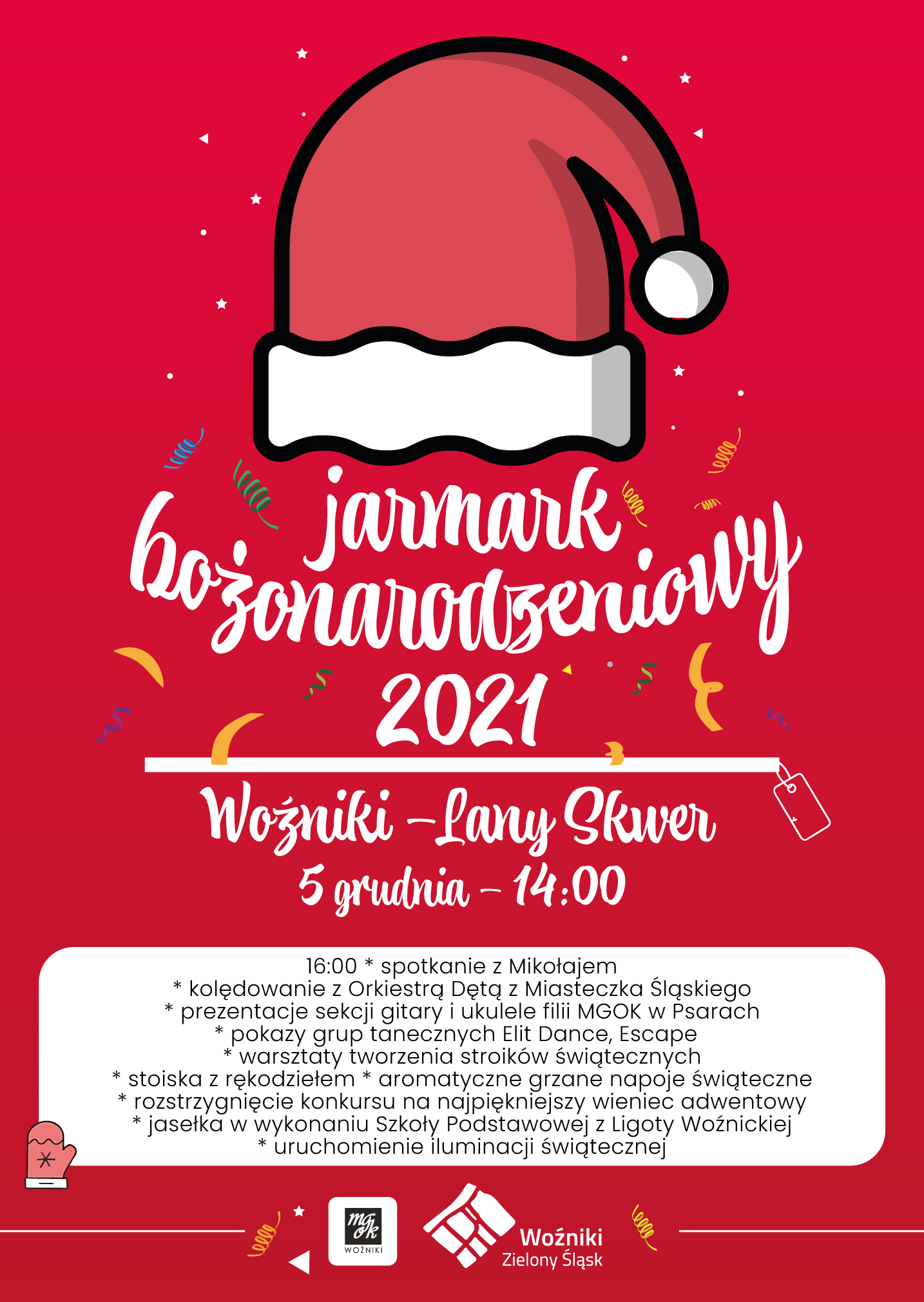 plakat informujący o jarmarku