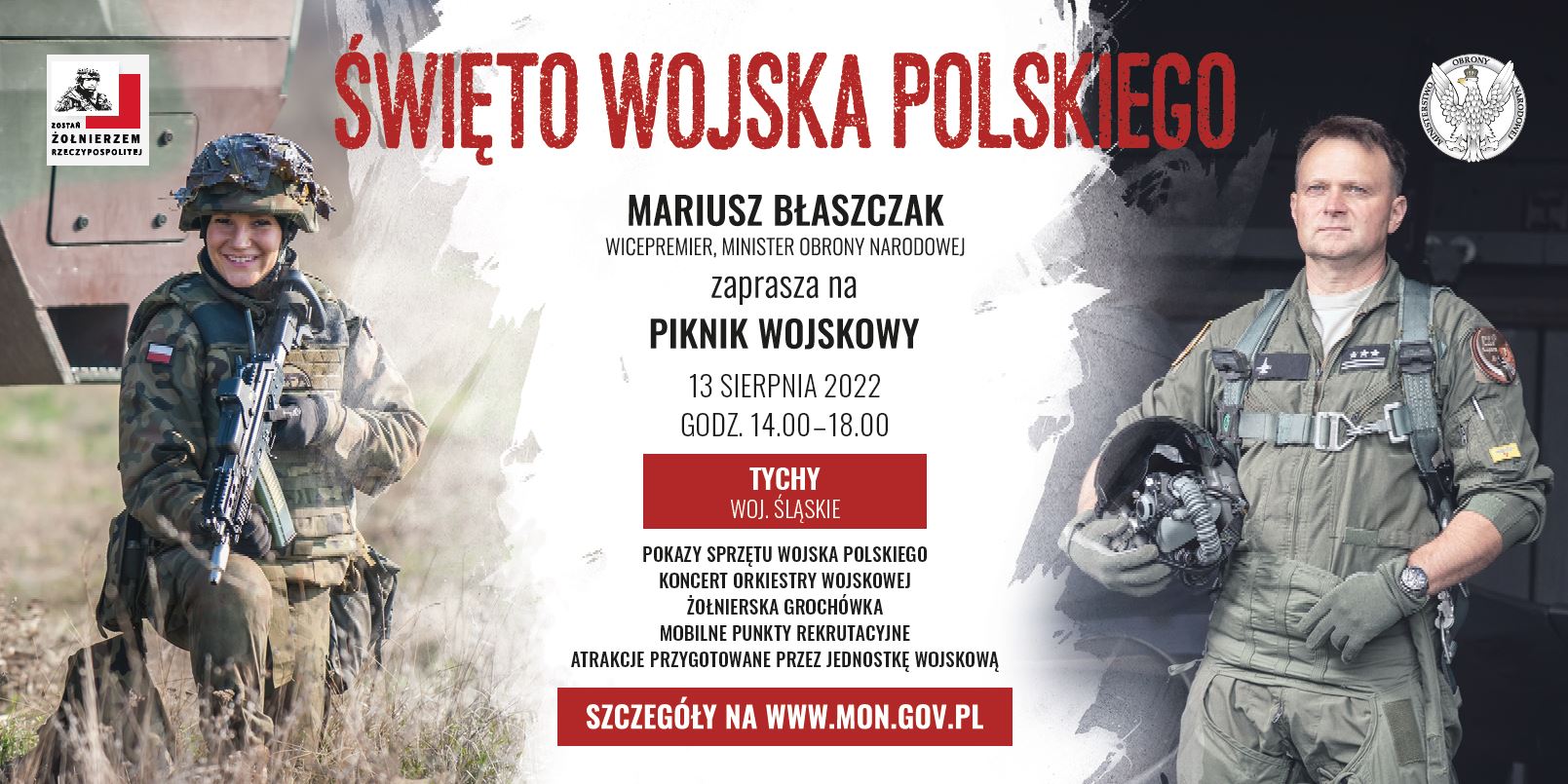plakat piknik wojska polskiego