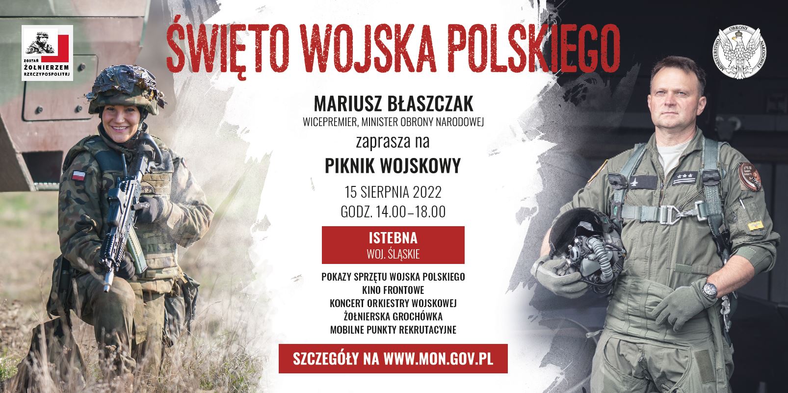 plakat piknik wojska polskiego