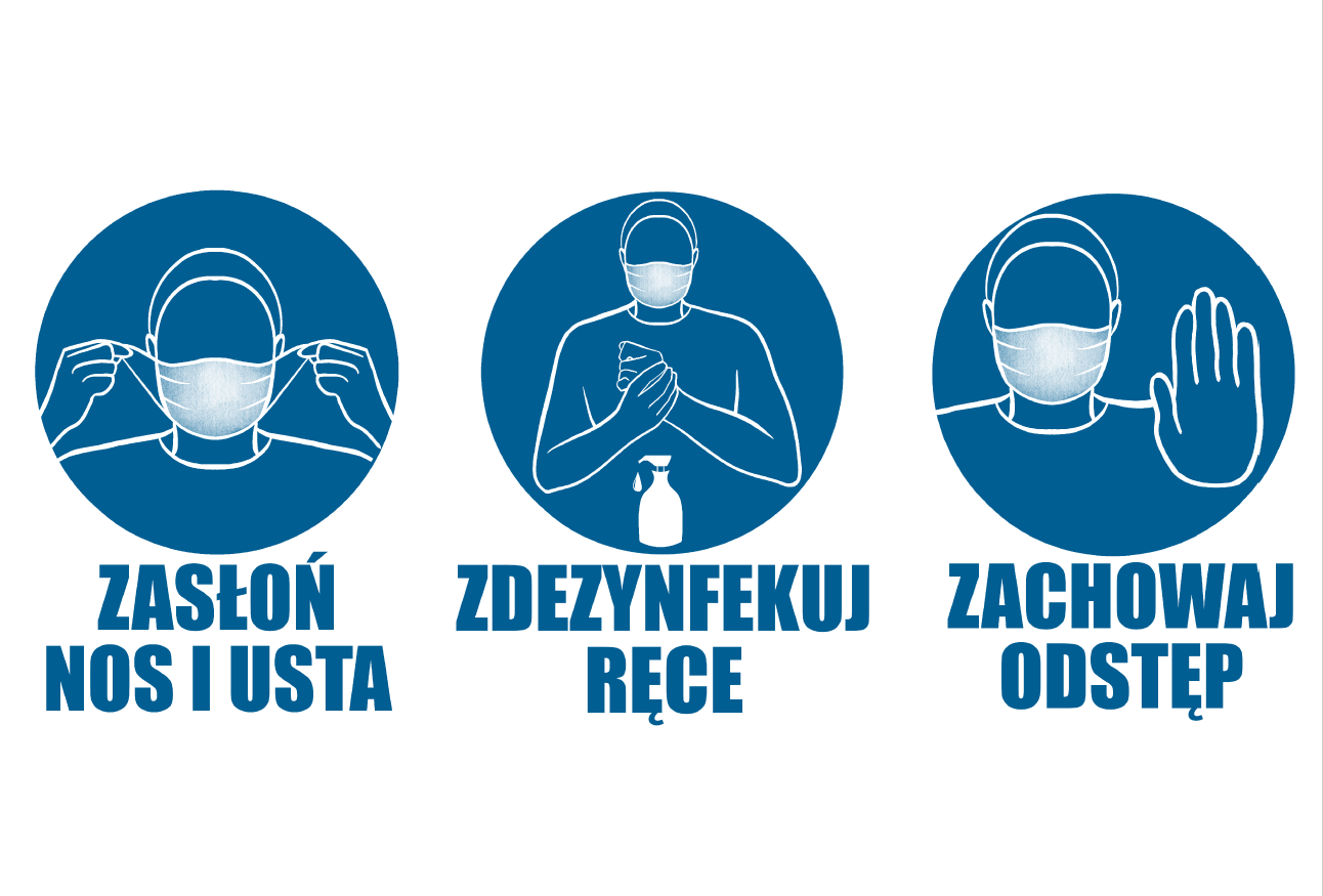 infografika z zasadami bezpiecznego głosowania