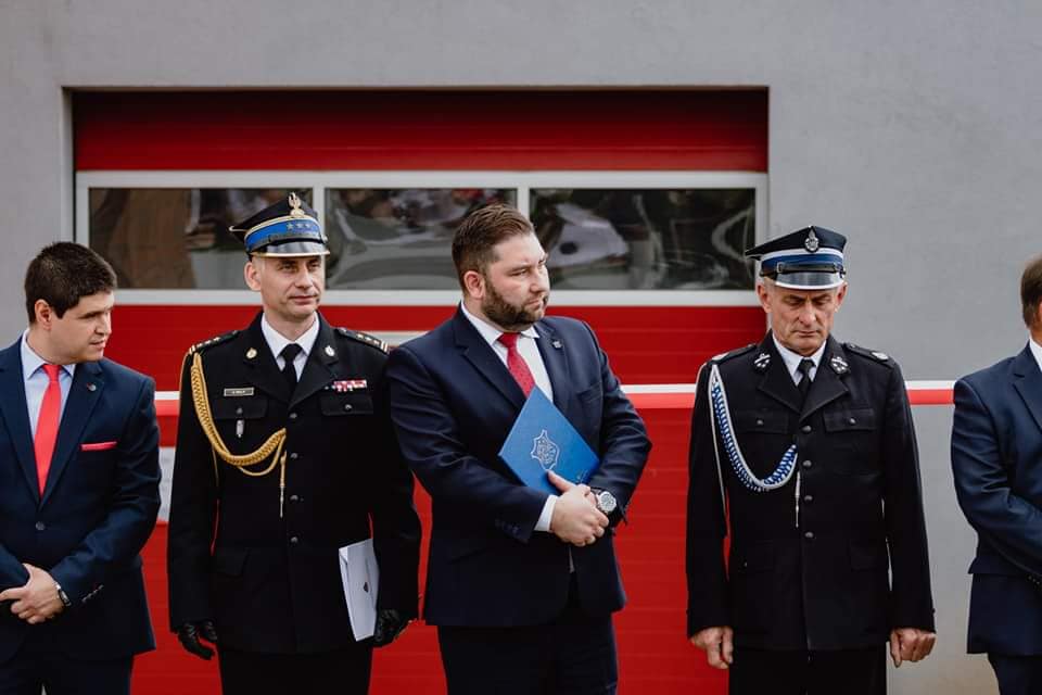 goście zaproszeniu na uroczyste otwarcie strażnicy