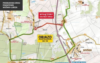 Zdjęcie do Zamknięcie drogi Ligota - Lubsza przedłużone