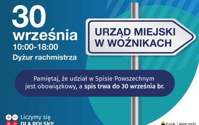 Zdjęcie do Dyżur rachmistrza w Urzędzie Miejskim