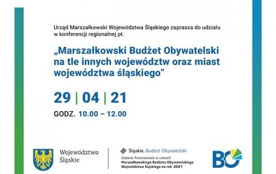 Zdjęcie do Marszałkowski Budżet Obywatelski - wideokonferencja
