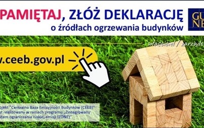 Zdjęcie do Pamiętaj o złożeniu deklaracji CEEB